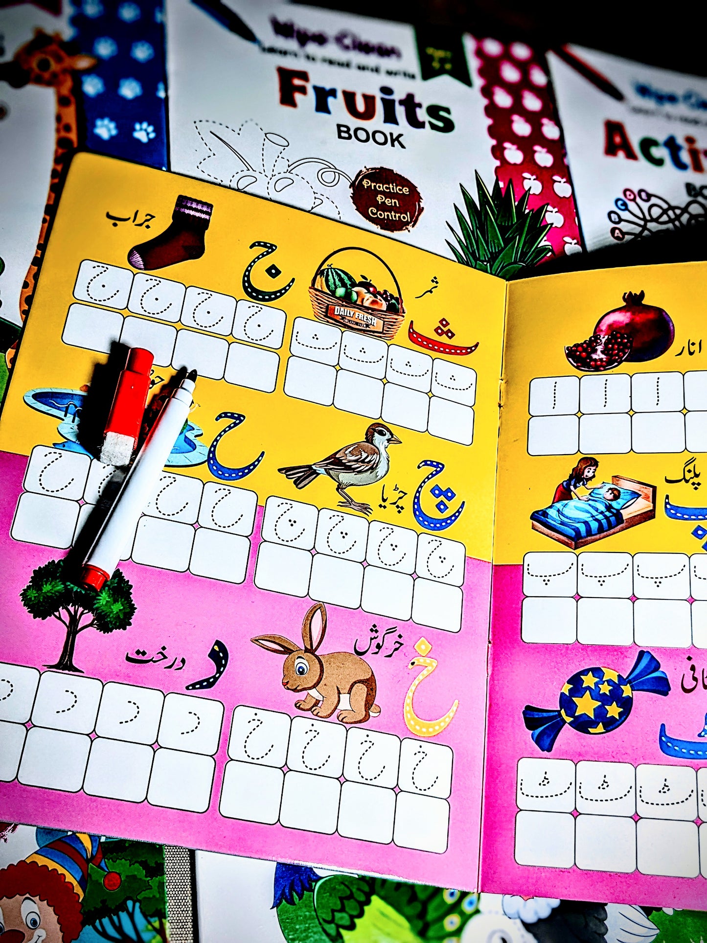 10 Write & Wipe Children Books Set
