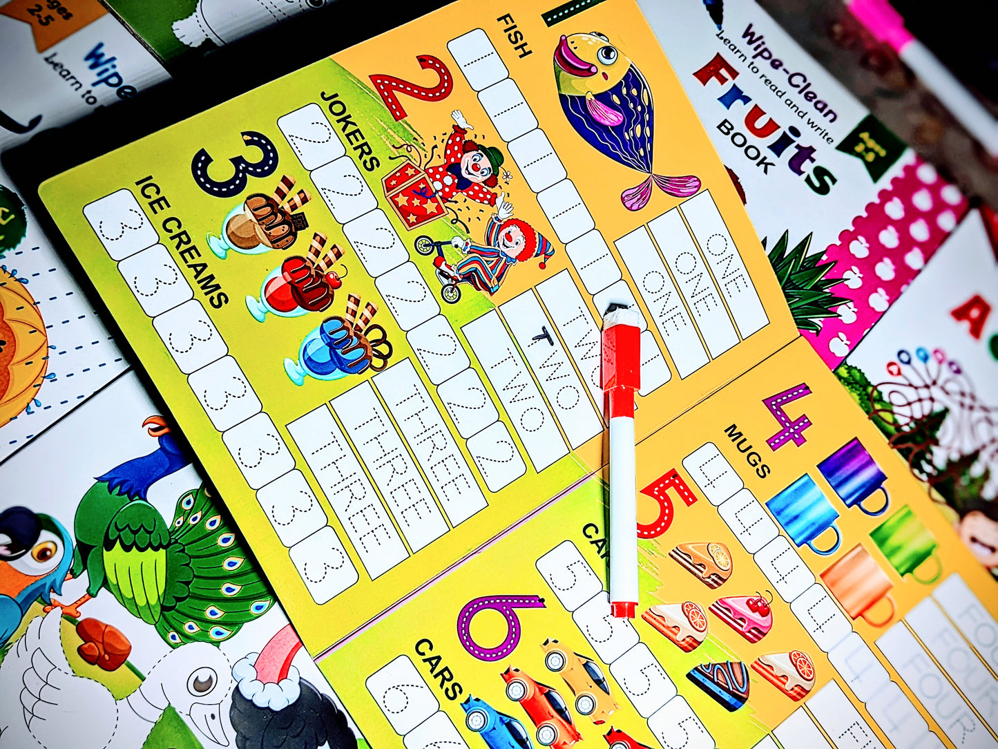 10 Write & Wipe Children Books Set
